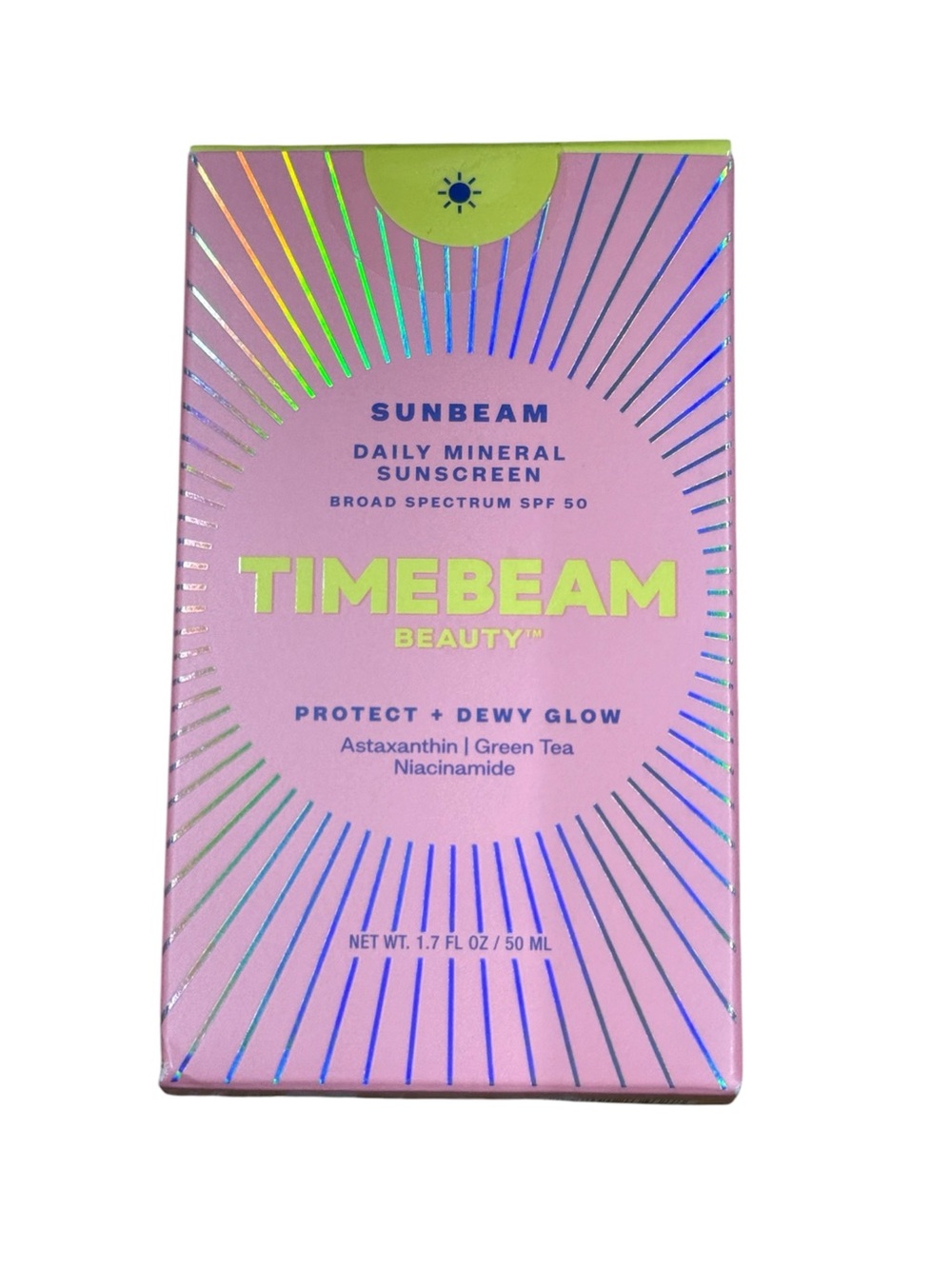Sunbeam DAILY MINERAL SUNSCREEN BROAD SPECTRUM SPF 50. BRAND NEW